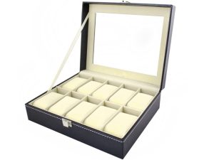 Watch organizer with 10 compartments (WNDR10789)