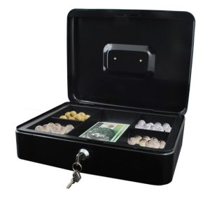 Large black money box (WNDR11247)