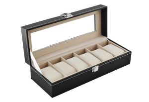 Watch organizer with 6 compartments (WNDR11255)