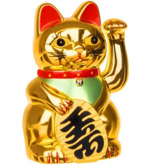 Chinese cat - golden (WNDR11820)