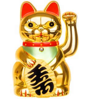 Chinese cat - golden (WNDR11820)