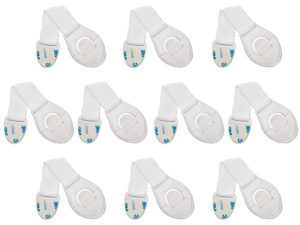 Security - lock for cabinets 10 pcs. White (WNDR12461)