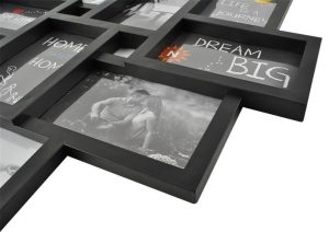 Frame for 10 photos - black (WNDR12913)