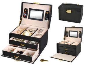 Jewelry box/case - black (WNDR12971)