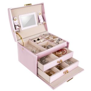 Jewelry box/case - pink (WNDR12972)