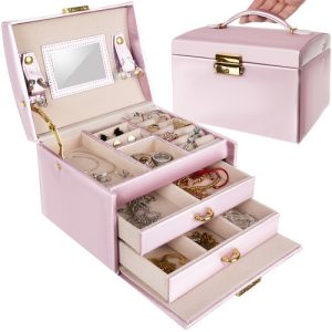 Jewelry box/case - pink (WNDR12972)