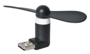 Black micro USB fan (WNDR12982)