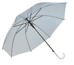 Transparent white umbrella (WNDR13006)