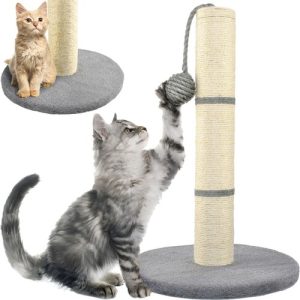 Cat scratching post - gray post, 45 cm (WNDR13580)