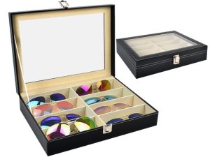 Glasses organizer with 8 compartments (WNDR13615)