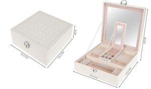 Jewelry box - white Beautylushh (WNDR13858)