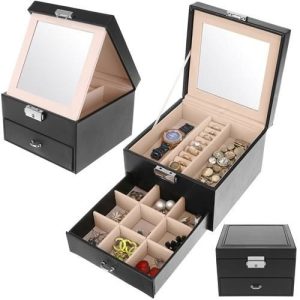 Jewelry case - black K8898 Beautylushh (WNDR13914)