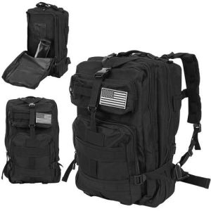 Military backpack XL black (WNDR13921)