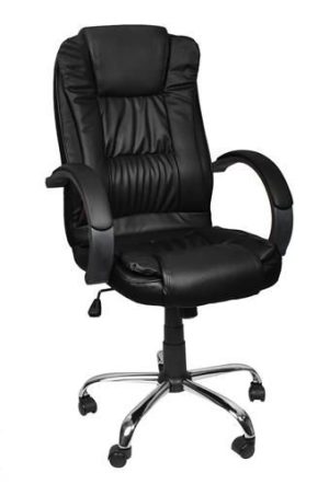 Office chair, eco-leather - black MALATEC (WNDR13976)