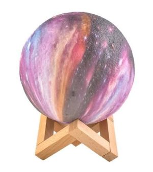 Bedside moon lamp 15cm, 16 colors (WNDR14060)