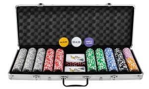 Poker - set of 500 chips in HQ suitcase (WNDR14230)