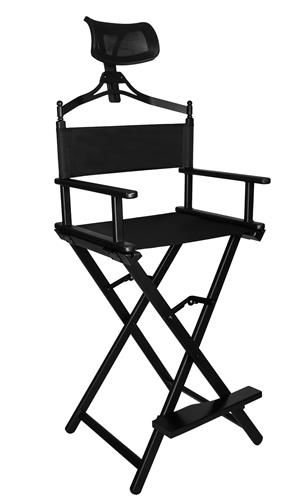 Aluminum makeup chair with headrest (WNDR14283)