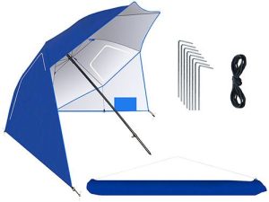 Lying beach umbrella 260cm (WNDR14537)