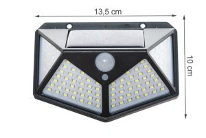 100LED L10720 solar lamp (WNDR14666)