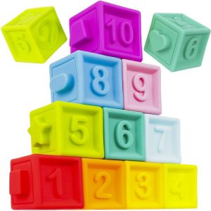 Soft sensory blocks - 10 pcs (WNDR14738)