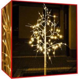 Decorative birch tree 180cm - LED lamps 31V (WNDR14771)