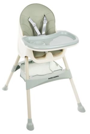 KRUZZEL high chair - light green (WNDR14942)