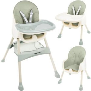 KRUZZEL high chair - light green (WNDR14942)