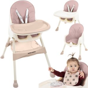 KRUZZEL feeding chair - pink (WNDR14943)