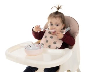 KRUZZEL feeding chair - pink (WNDR14943)