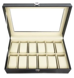 Watch organizer with 12 compartments (WNDR14967)