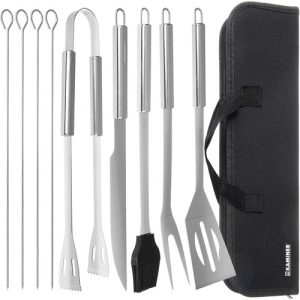 Barbecue utensils - set of 9 accessories + case (WNDR15009)