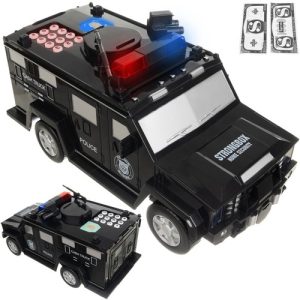 Piggy bank - police car safe (WNDR15024)