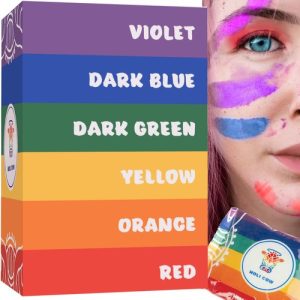 Colored Holi powder - set 6x100g (WNDR15274)