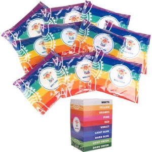 Colored Holi powder - set of 10x100g (WNDR15275)