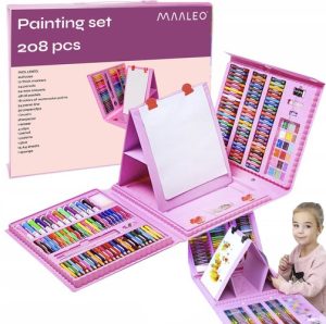 Painting set 208 pieces in a suitcase (WNDR15446)