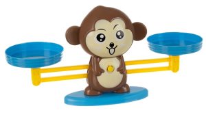 Educational game monkey - balance scale (WNDR15541)