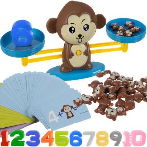 Educational game monkey - balance scale (WNDR15541)