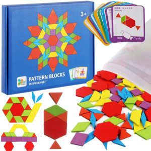 Educational puzzle - geometric figures (WNDR15556)