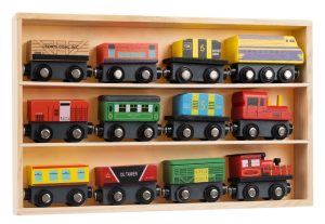 Wooden railway - train 12 pcs. (WNDR15561)