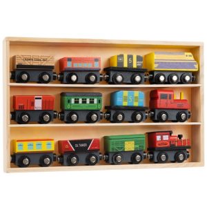 Wooden railway - train 12 pcs. (WNDR15561)