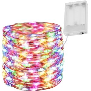 100 LED wire lamps - multicolor - battery operated (WNDR15562)