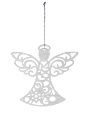 Christmas balls / pendants - angels - 3 pcs. (WNDR15563)