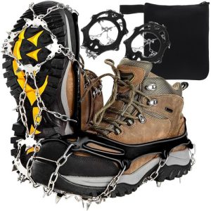 Shoe crampons/non-slip spikes, size 44-47 (WNDR15663)