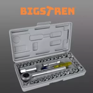 Socket wrench set - 40 pcs. Bigstren 19168 (WNDR16109)