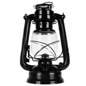 Black oil lamp 24cm (WNDR16176)