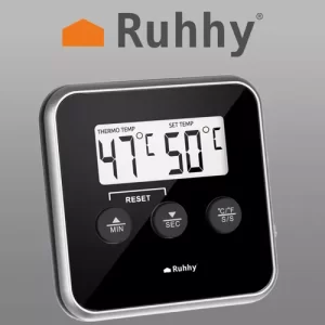 Ruhhy 19155 kitchen thermometer with probe (WNDR16183)