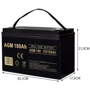 AGM battery 12V 100AH (WNDR16238)