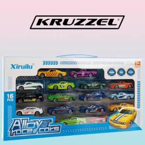 Color cars / springs 1: 64- 16 pcs. Kruzzel 20352 (WNDR16239)