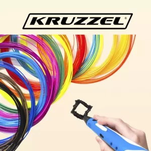 PLA 3D filaments - 20 pcs. x 3m Kruzzel 19874 (WNDR16242)