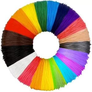 PLA 3D filaments - 20 pcs. x 3m Kruzzel 19874 (WNDR16242)